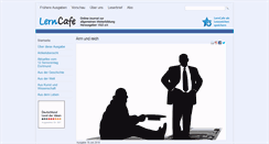 Desktop Screenshot of lerncafe.de